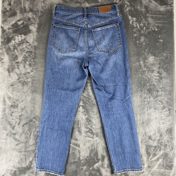 Madewell Jeans Womens 26 Blue The Perfect Vintage Straight Hi Rise Cropped - Picture 2 of 11
